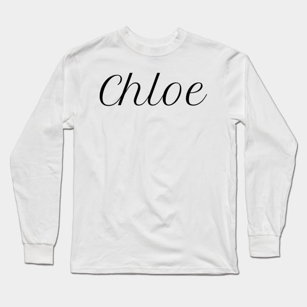 Chloe Long Sleeve T-Shirt by JuliesDesigns